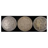 1921-P,D,S MORGAN DOLLARS CIRC