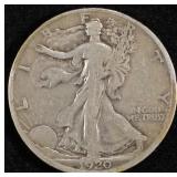 1920-D WALKING LIBERTY HALF FINE