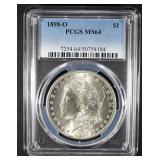 1898-O MORGAN DOLLAR PCGS MS64