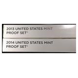 2013 & 2014 US PROOF SETS