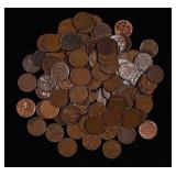 (500) MIXED DATES WHEAT CENTS