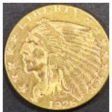 1926 $2.5 GOLD INDIAN CH BU