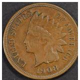 1908-S INDIAN CENT XF