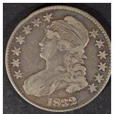 1832 BUST HALF DOLLAR XF+