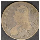 1817 BUST HALF DOLLAR GOOD