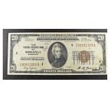 1929 $20 FEDERAL RESERVE BANK MINNEAPOLIS