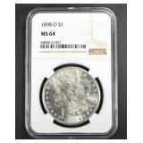 1898-O MORGAN DOLLAR NGC MS-64