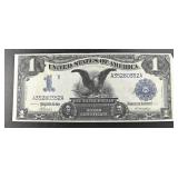 1899 $1 SILVER CERTIFICATE "BLACK EAGLE" XF