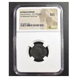 AD 307-337 CONSTANTINE I BI REDUCED NUMMUS NGC MS