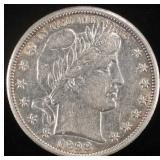 1898-O BARBER HALF DOLLAR AU