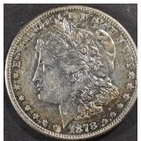 1878-S  MORGAN DOLLAR AU