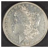 1878 8TF MORGAN DOLLAR AU