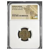 AD 268-270 CLAUDIUS II BI DOUBLE-DENARIUS NGC