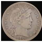 1897-S BARBER HALF DOLLAR VF/XF