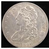 1836 BUST HALF DOLLAR