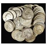 $10 FACE VALUE 90% SILVER QUARTERS