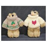 1986 & 1990 Boyds Teddy Boodle Bears