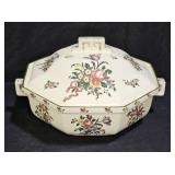 Royal Doulton "Old Leeds Spray" Covered Dish