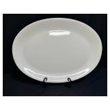 Over & Back White Platter 18" x 14"