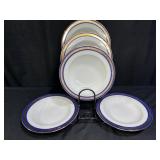 5 Cobalt Blue & Gold Gebruder Benedikt Bowls