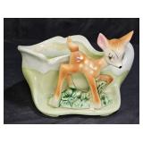 Vintage Pottery Disney Inspired Fawn Planter