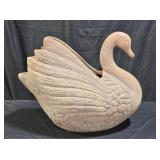 Extra Large Terracotta Swan Planter