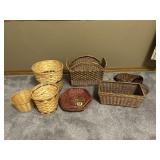 Several Wicker Baskets