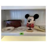 Collector Plates, Mickey Mouse, Playing Cards, Etc