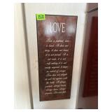 Love Quote Wall Decor