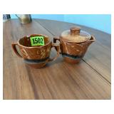 California Pottery Cream & Sugar Set