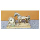 Vintage Horse Clock