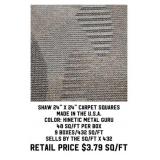 Shaw 24"x24" Carpet Squares x432sf