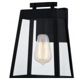 Ashley 1-Bulb Wall Lantern in Black x 2