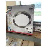 Satcoï¿½ 13" LED Flush Mount in Nickel x 2