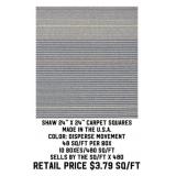 Shaw 24"x24" Carpet Squares x480sf