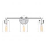 Ashley 3-Bulb Bath Vanity Light in Chrome x 4