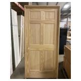 30" RH Pine 6-Panel Interior Door