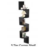 5 Tier Wall Mount Corner Shelves