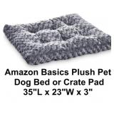 Plush Pet Dog Bed or Crate Pad