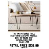 36" Hair Pin Style Table