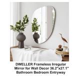 Frameless Irregular Mirror