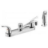 Briggs Faucets 2-Handle Kitchen Faucet w/ Sprayer