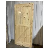 38" K-Barn Knotty Pine Door