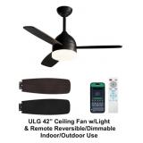 42" ULG Ceiling Fan with Remote