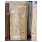 38" Z-Style Barn Knotty Pine Door