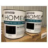 Rustoleum® Interior Black Semi-Gloss Paint x4 Cans