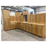 15 Pc Silvercreek Mocha Maple Kitchen 30"