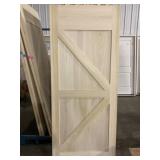 36" x 84" Poplar K-Style Door Slab