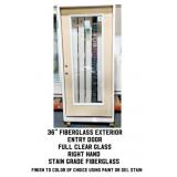 36" RH Fiberglass Exterior Entry Door