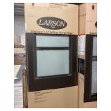 36" HV Brown Storm Door W/ Hardware